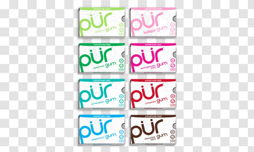 Chewing Gum Mentha Spicata Mint Flavor PÜR - Arabic Transparent PNG