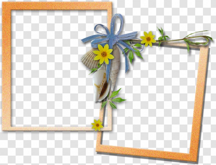 Picture Frames Flower - Information - Green Frame Transparent PNG