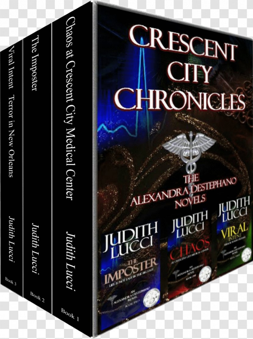 Crescent City Chronicles: The Alexandra Destephano Novels Book Chaos At Medical Center: An Alex Novel Viral Intent Case Of Dr. Dude: A Michaela Mcpherson Mystery - Dvd Transparent PNG