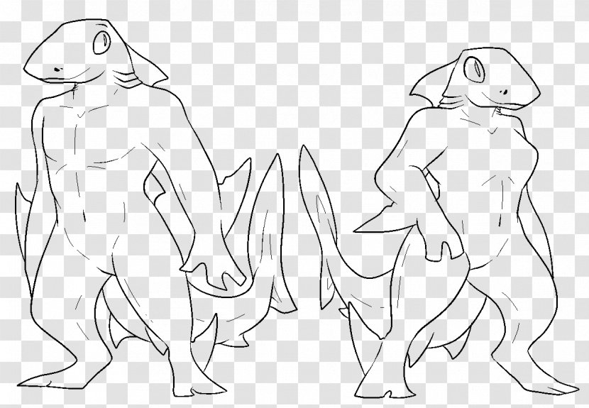 Line Art Drawing Furry Fandom Sketch - Anthropomorphic Snake Transparent PNG