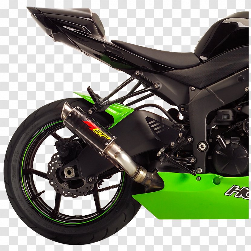 Exhaust System Tire Motorcycle Ninja ZX-6R Kawasaki - Wheel - Zx6r Transparent PNG