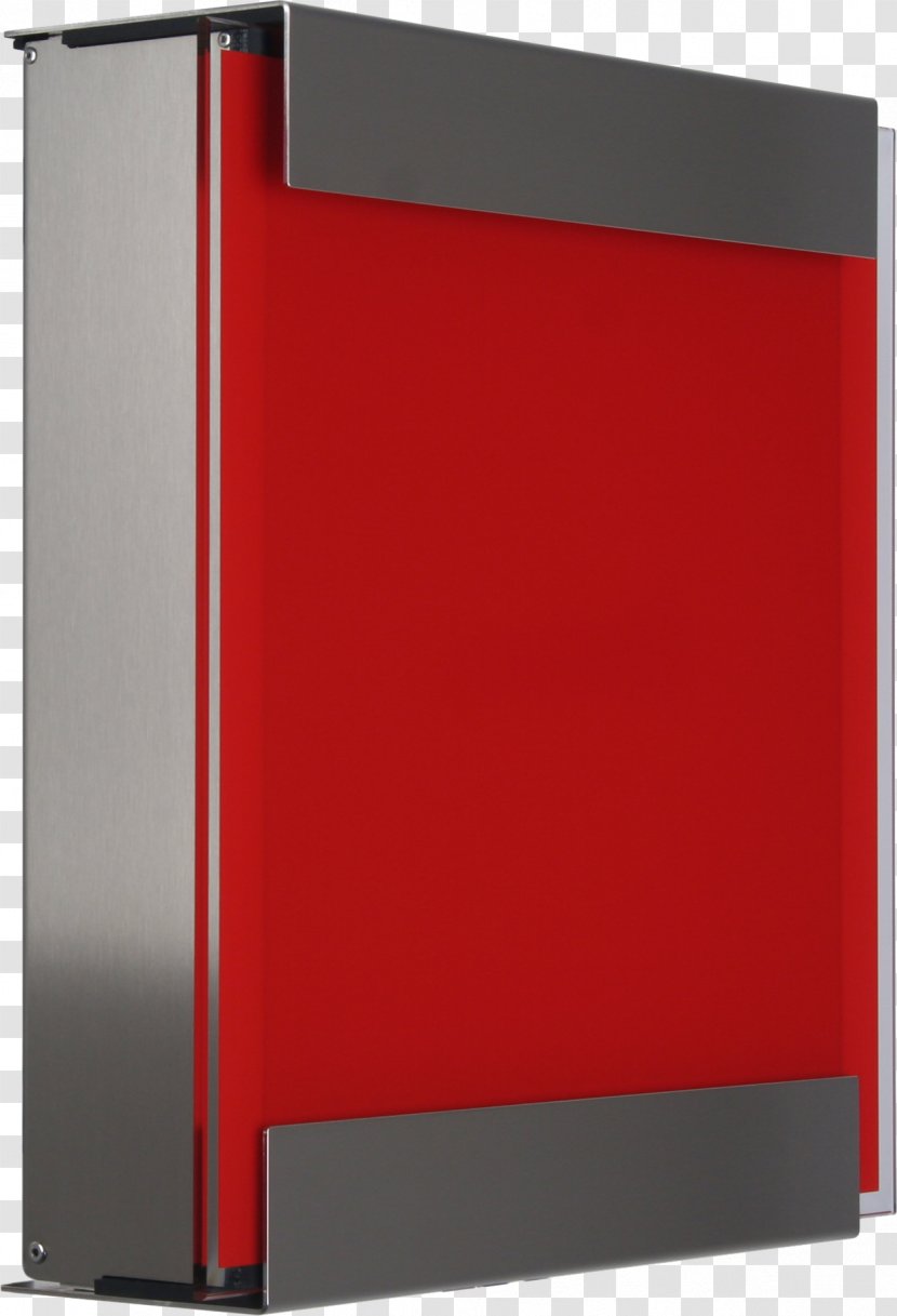 Letter Box Post Mail Stainless Steel - Red Transparent PNG