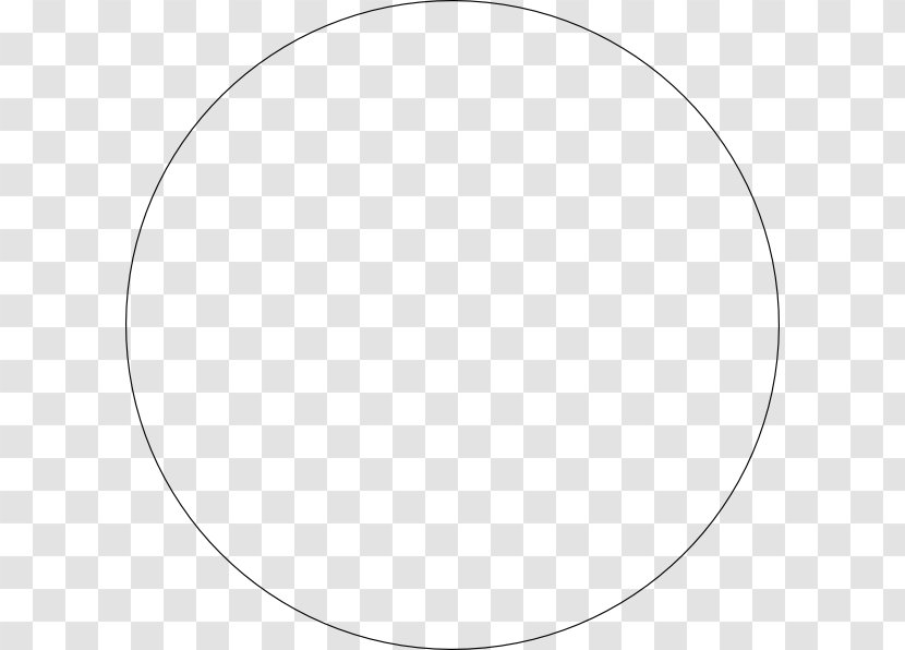 Black Circle Drawing Line Art Clip - Oval - Translucent Frame Transparent PNG