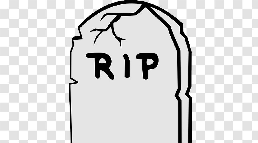 Headstone Rest In Peace Death Cemetery Clip Art - White Transparent PNG
