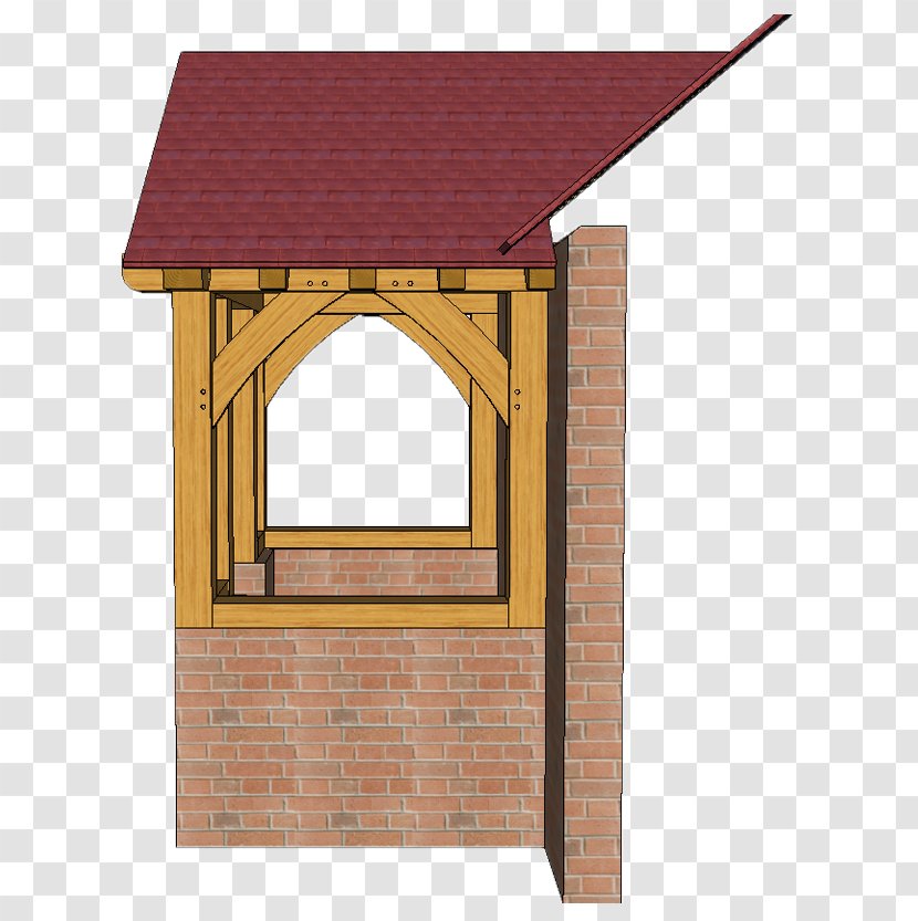 Brick Porch Shed Timber Framing Roof Transparent PNG