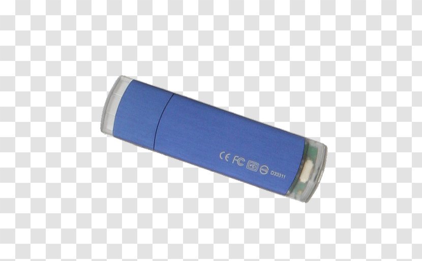 USB Flash Drives Cobalt Blue Computer Hardware - Design Transparent PNG
