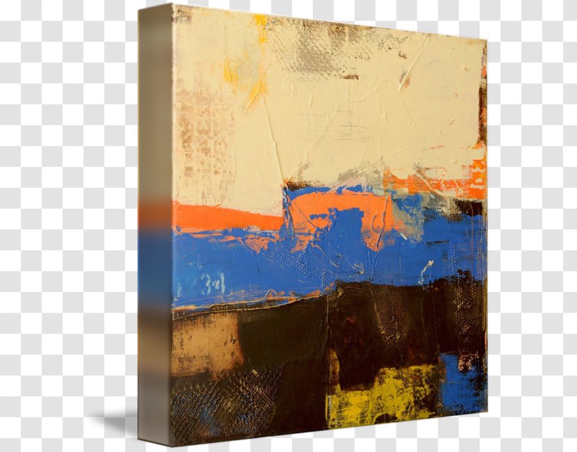 Acrylic Paint Painting Gallery Wrap Modern Art Canvas - Poly Transparent PNG