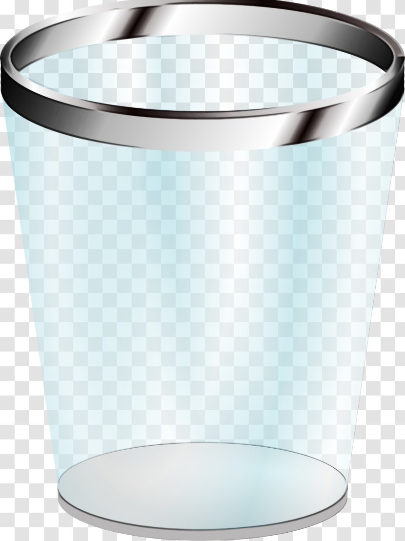 Cylinder Glass Tableware Bowl Metal Transparent PNG