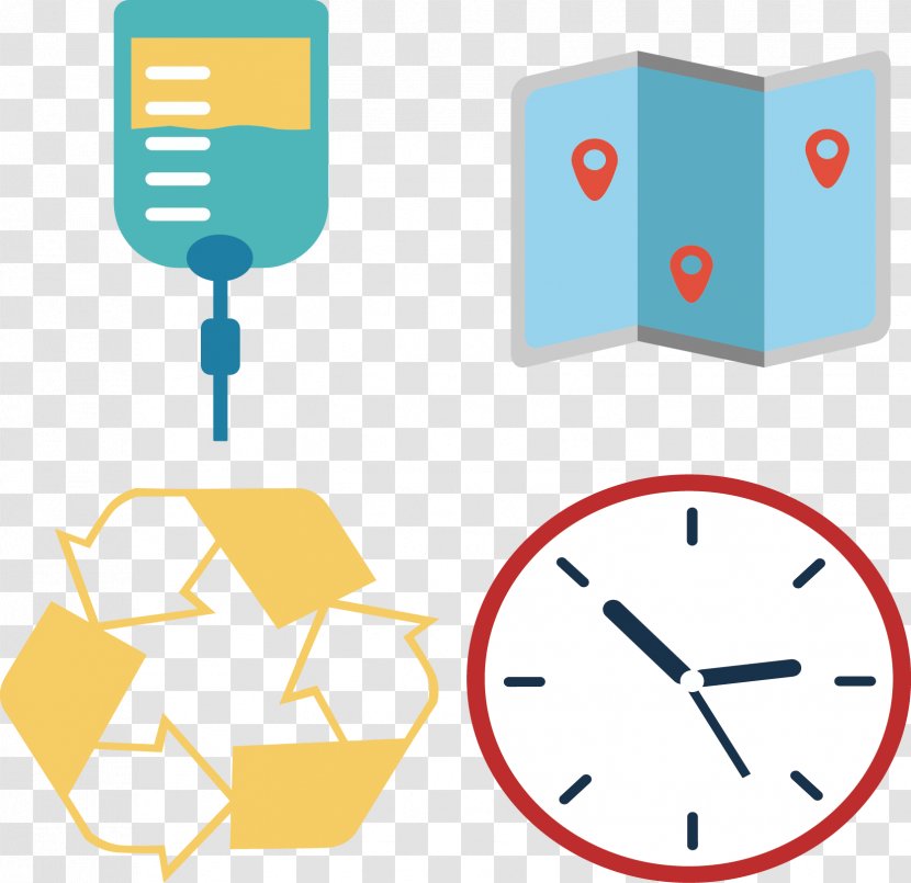 Time Royalty-free Icon - Signage - Fold The Map Transparent PNG