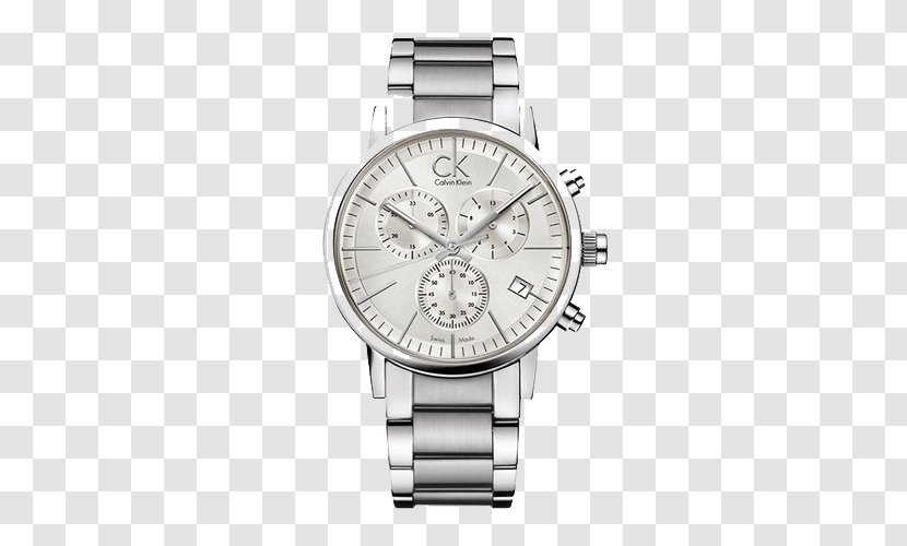 Watch Calvin Klein Men's Chronograph Silver - Bracelet Transparent PNG