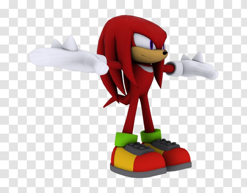 Sonic Generations Knuckles' Chaotix & Knuckles The Echidna Jam - Wearing A Hat Model Transparent PNG