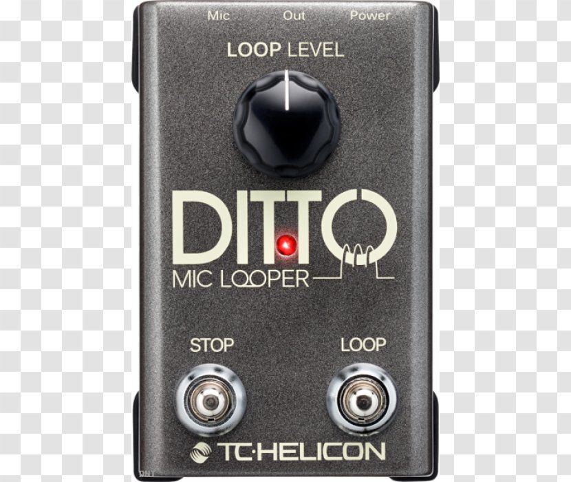 Microphone TC-Helicon Ditto Mic Looper Effects Processors & Pedals TC Electronic - Flower Transparent PNG