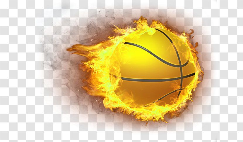 Basketball Fire NBA Flame - Energy Ball Deductible Picture Transparent PNG