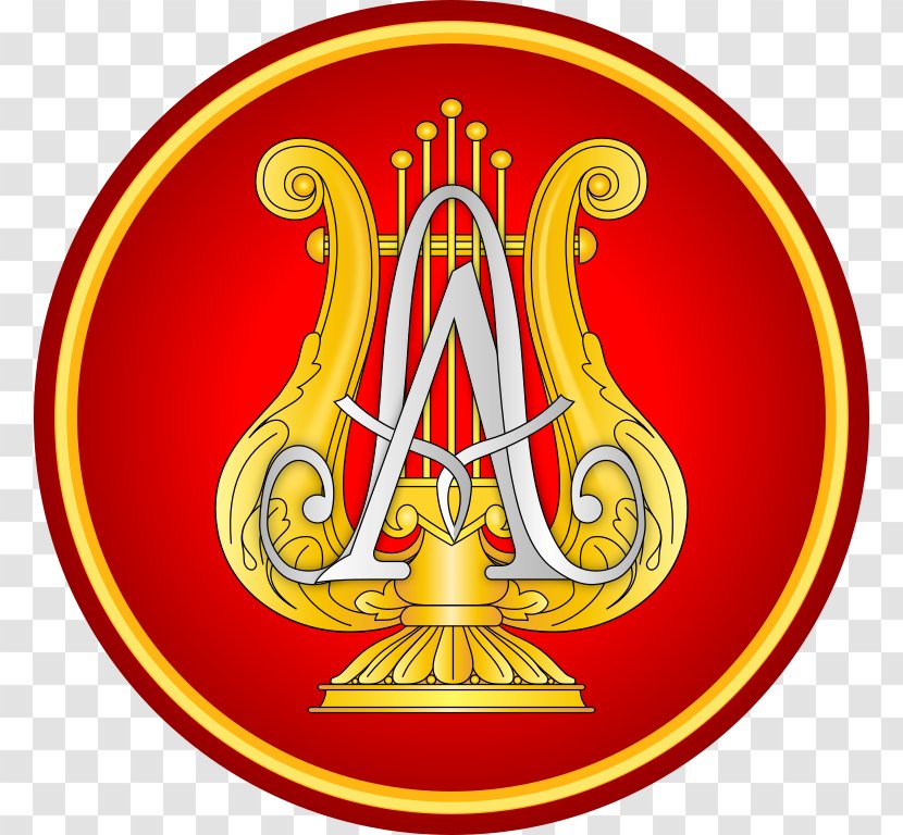 Alexandrov Ensemble Musical Logo Choir - Brand - Gold Badge Transparent PNG