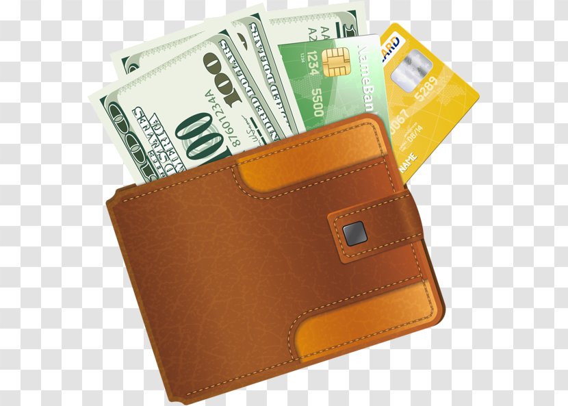 Wallet Handbag Money Clip Art - Leather Transparent PNG