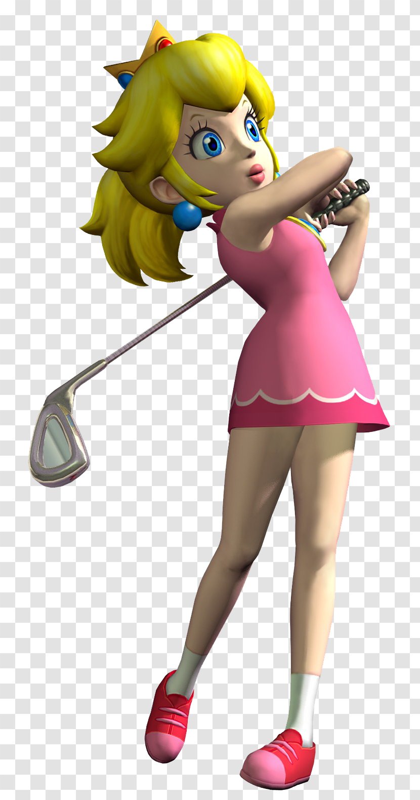 Mario Golf: Toadstool Tour Super Princess Peach Daisy - Action Figure - Mom Transparent PNG