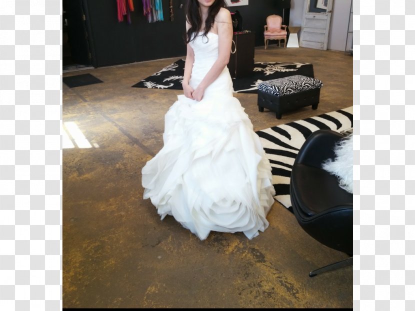 Wedding Dress Shoulder Gown - Flooring Transparent PNG