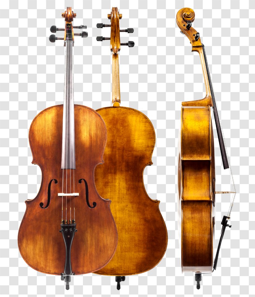 Bass Violin Double Violone Viola Cello - Silhouette Transparent PNG