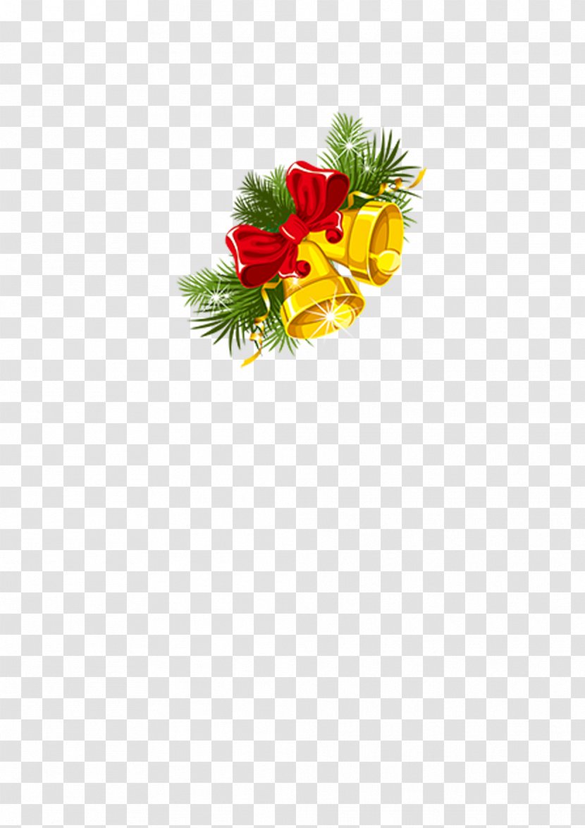 Christmas Bells - Rectangle - Flower Bouquet Transparent PNG