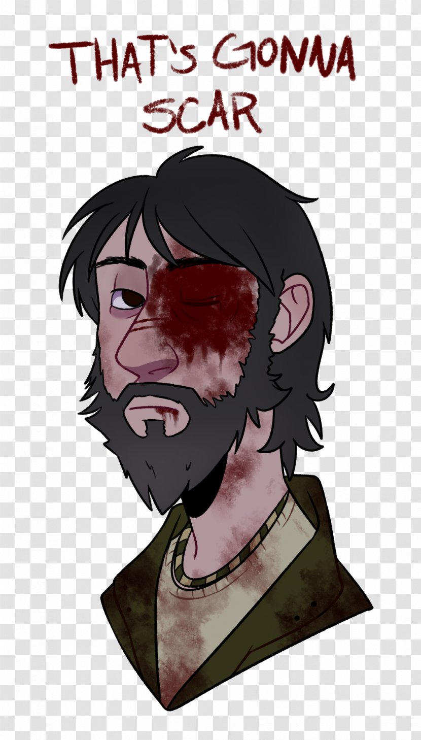 The Walking Dead Clementine Telltale Games Video Game - Heart - Scars Art Transparent PNG
