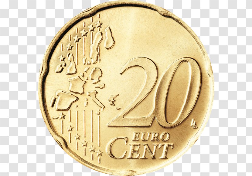 20 Cent Euro Coin Coins 1 - 50 Transparent PNG