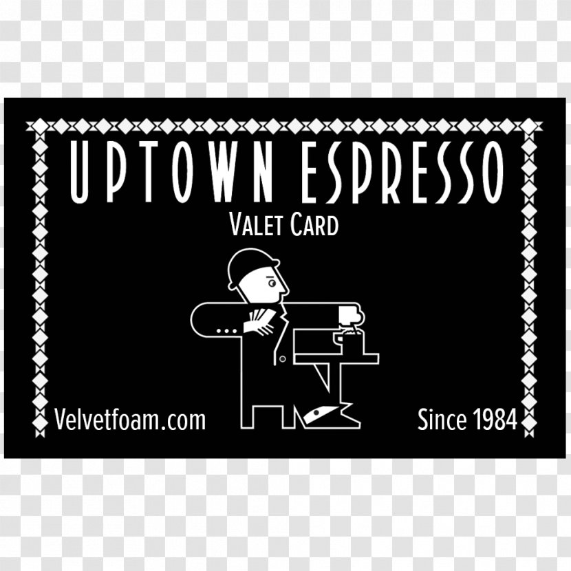 Uptown Espresso Coffee Cup Mug - Black And White - Buy Gifts Transparent PNG