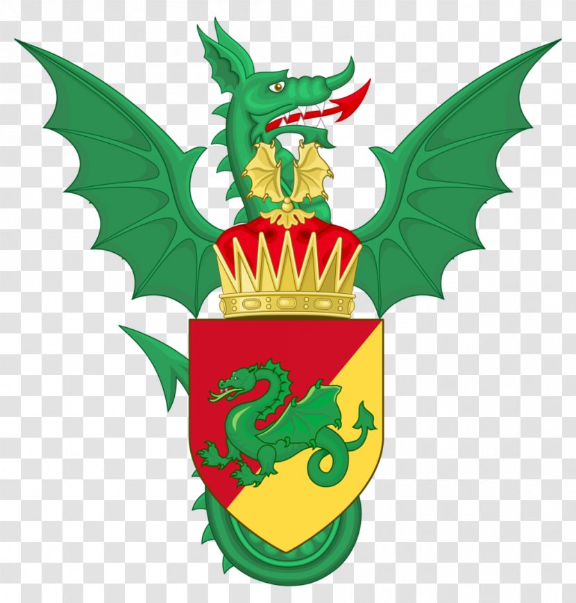 Dragon Coat Of Arms Heraldry Art Symbol - Flag Transparent PNG