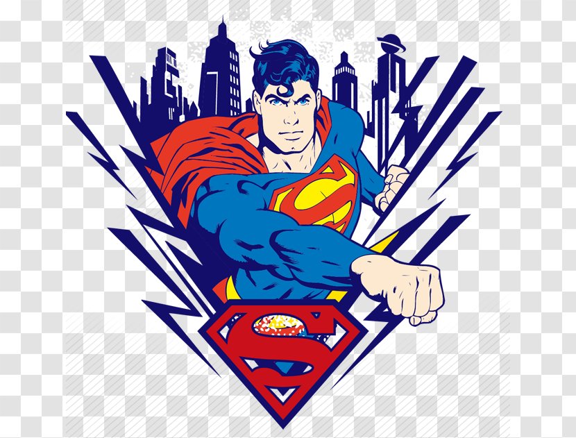 Clark Kent Jor-El T-shirt - Man Of Steel - Cartoon Superman Transparent PNG