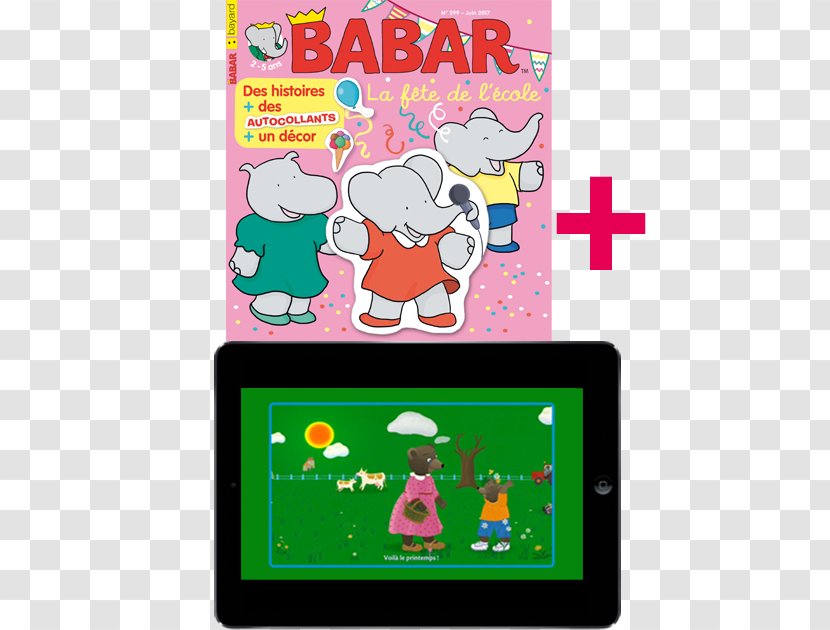 Babar The Elephant Magazine Subscription 2 Histoires De Héros Transparent PNG