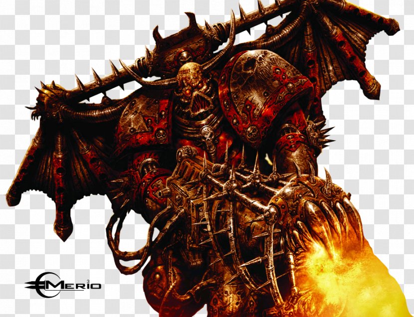Warhammer 40,000: Space Marine Fantasy Battle Dawn Of War Chaos Marines - Ork - Fictional Character Transparent PNG
