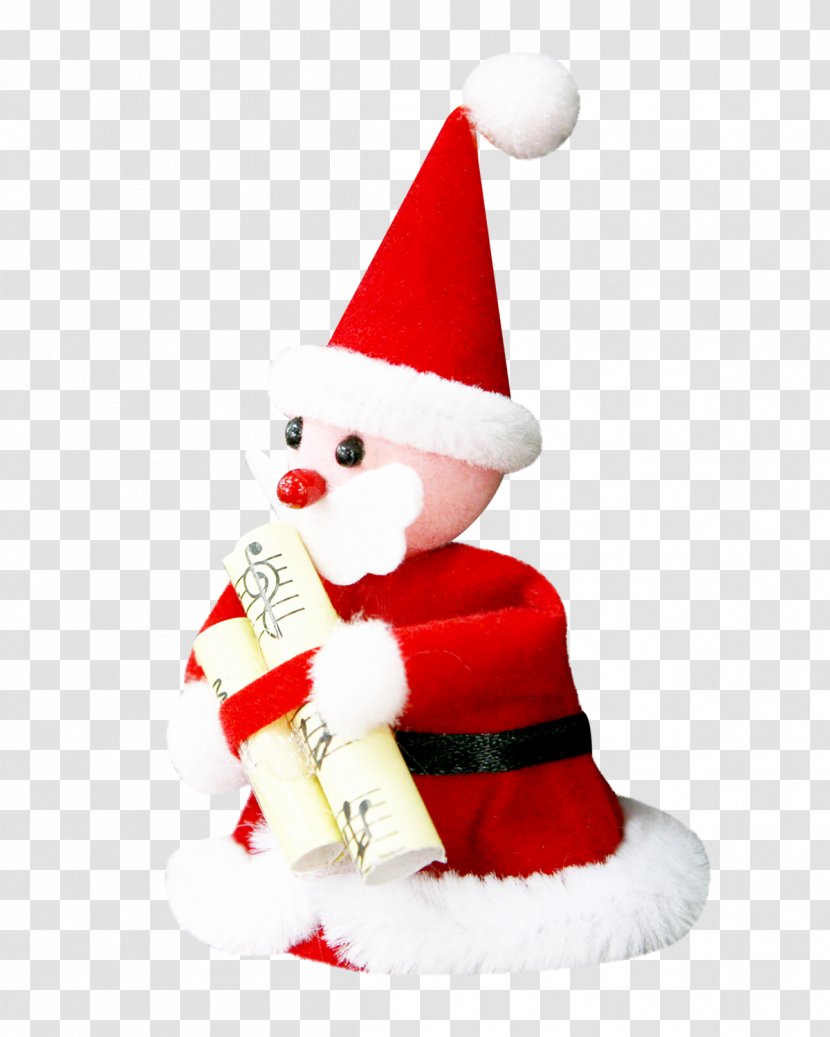 Christmas Ornament Gift - Cartoon Santa Claus Transparent Transparent PNG