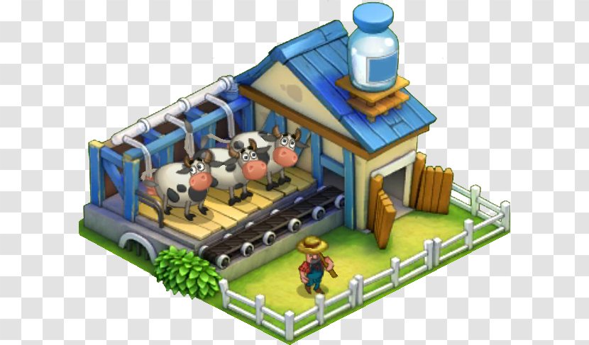 Farmer Agriculture Animal Husbandry Cattle - Playset - Cowinshed Transparent PNG