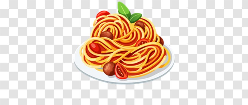 Pasta Spaghetti With Meatballs Clip Art - Italian Cuisine Transparent PNG