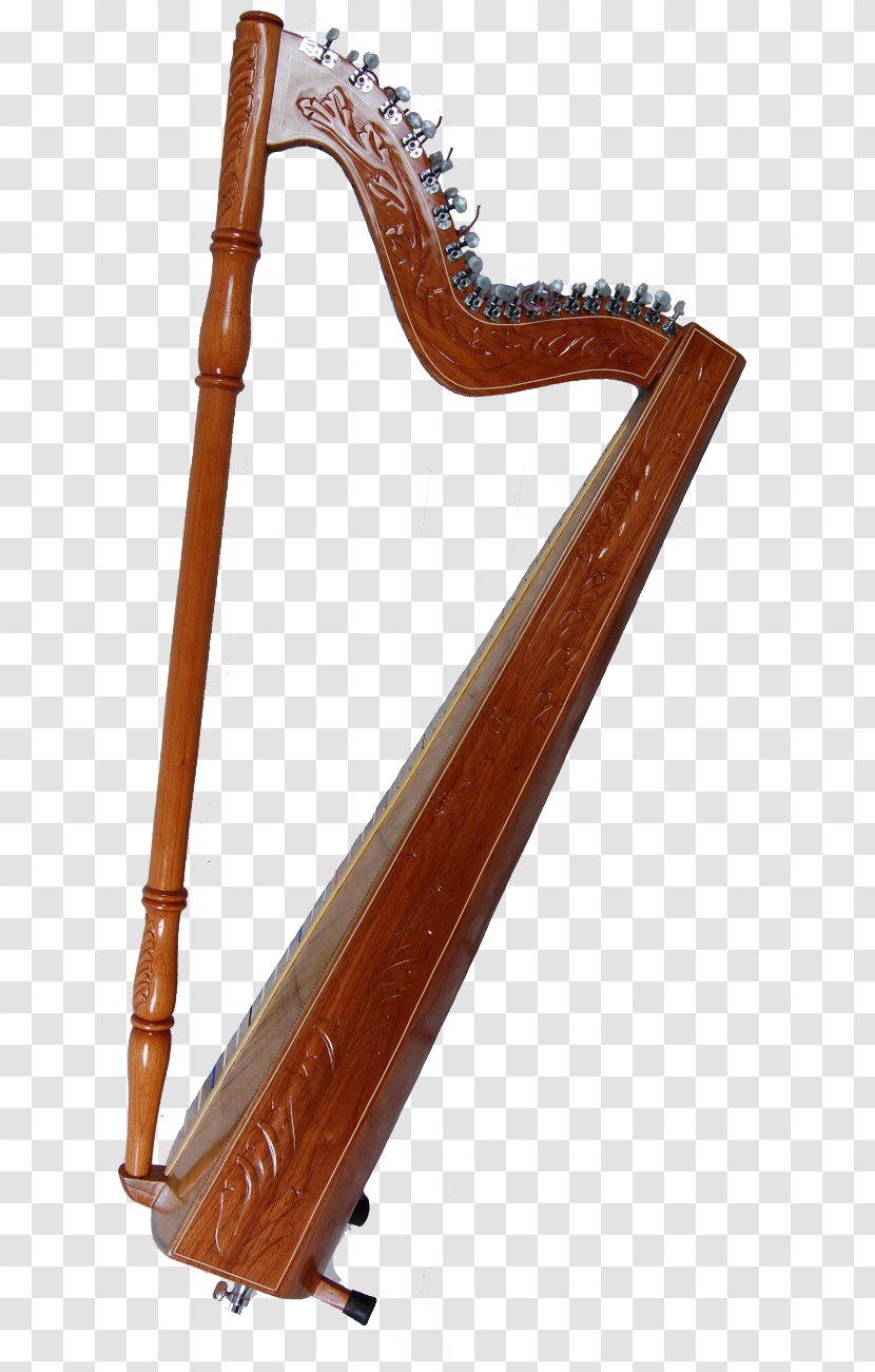Celtic Harp Konghou India Musical Instruments - Plucked String Transparent PNG