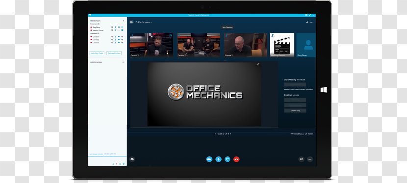 Skype For Business Web Conferencing Internet Teleseminars - Software - Meeting Transparent PNG