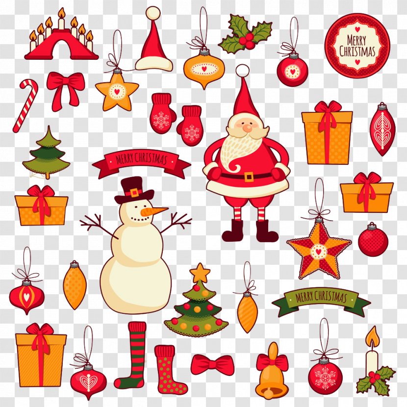 Santa Claus Christmas Tree Greeting & Note Cards - Decor - Picture Element Transparent PNG