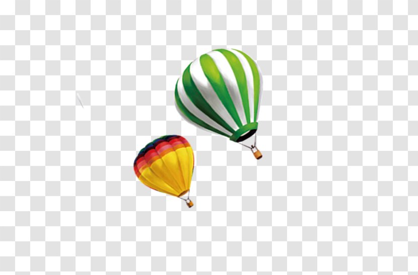 Hot Air Balloon Landing Transparent PNG
