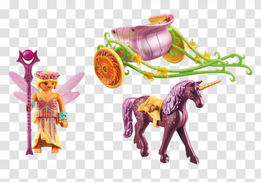 Playmobil Carriage Carrosse Crinoline Fairy - Unicorn Transparent PNG