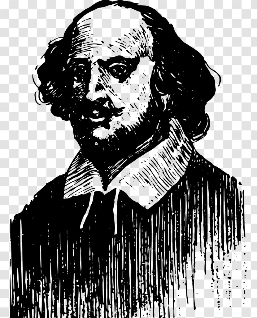 Hamlet Timon Of Athens Shakespeare's Plays Author Sonnet - Fictional Character - Monochrome Photography Transparent PNG