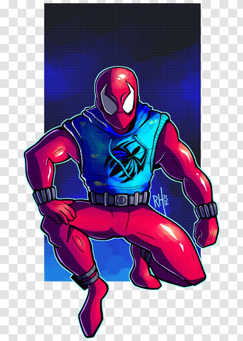 Superhero Cartoon Fiction - Scarlet Spider Transparent PNG
