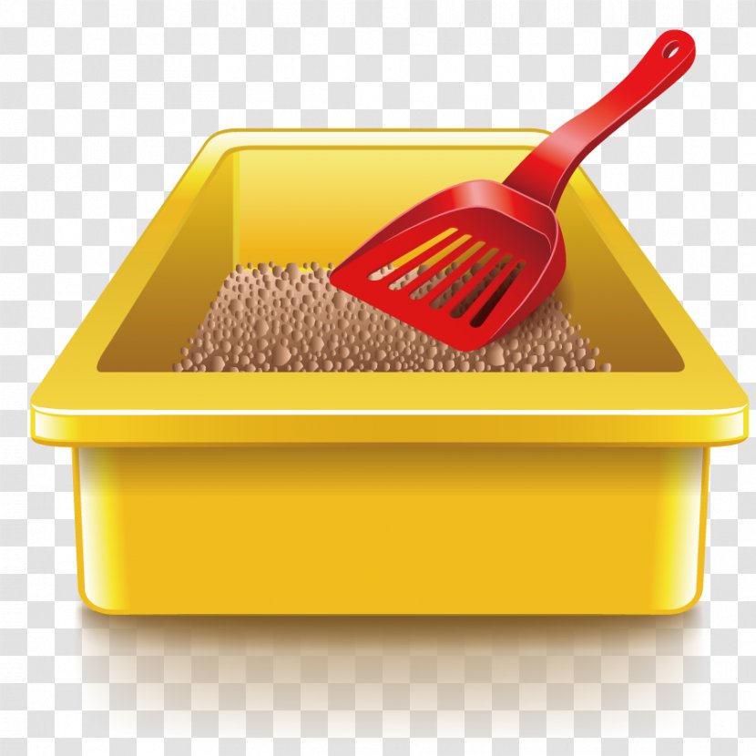 Cat Litter Box Illustration - Waste - Vector Pot Container Transparent PNG