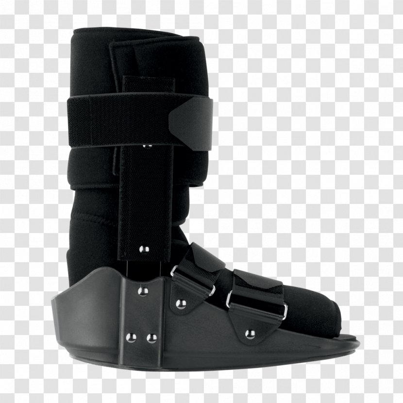 Ankle Foot Splint Shoe Knee Scooter - Black - Boot Transparent PNG