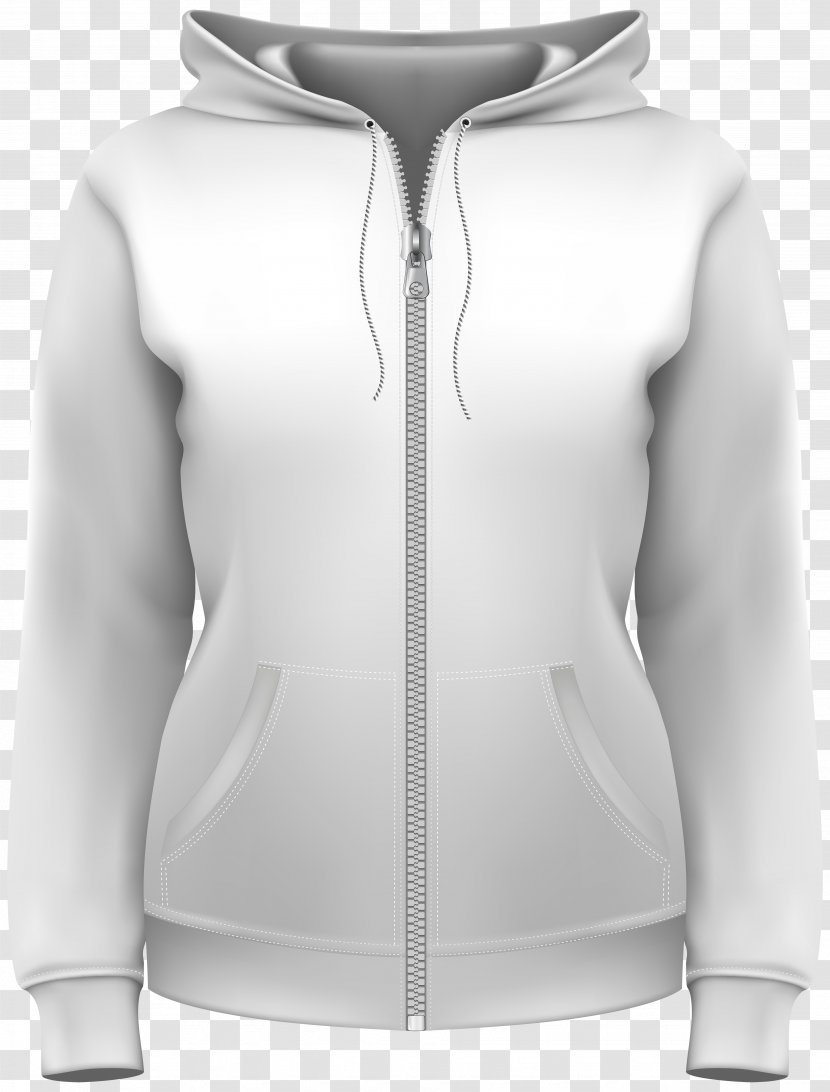 Hoodie T-shirt Sweater Zipper Transparent PNG