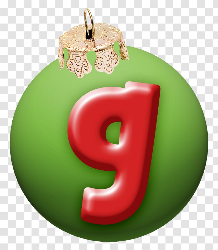 Letter Alphabet Christmas G - Typeface Transparent PNG