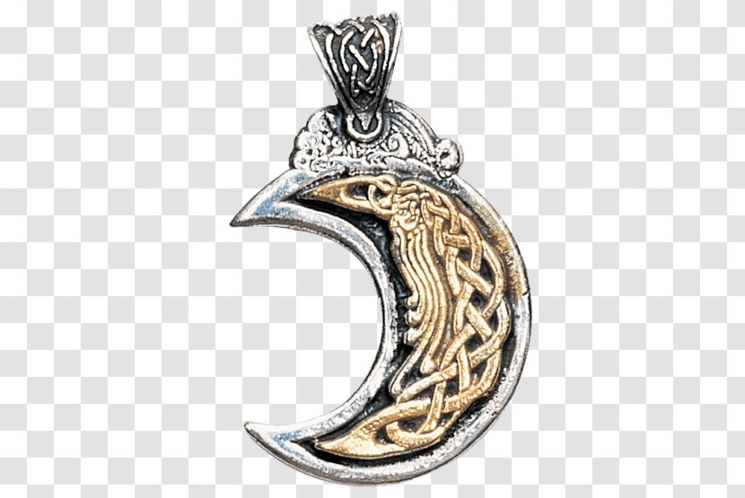 Charms & Pendants Jewellery Necklace Odin Moon - Silver Transparent PNG