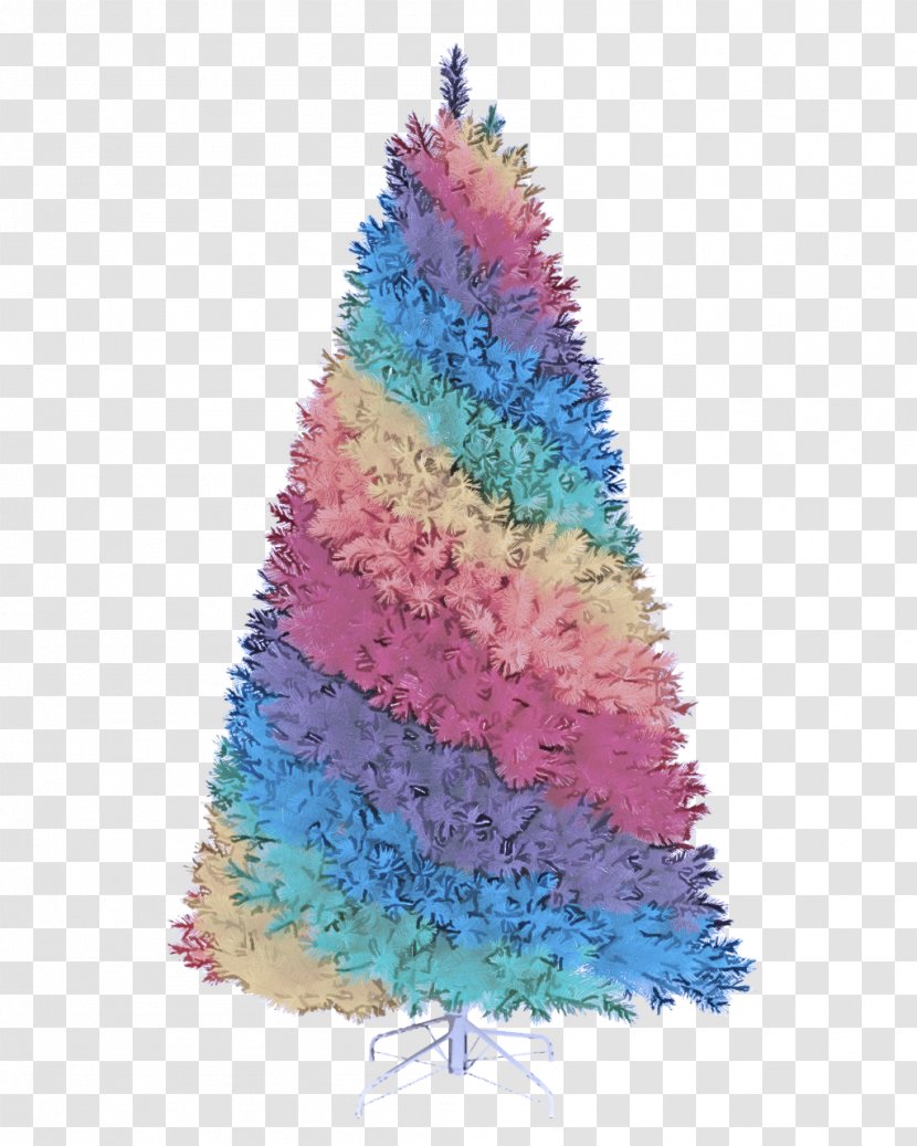 Christmas Tree - Turquoise - Pine Family Conifer Transparent PNG