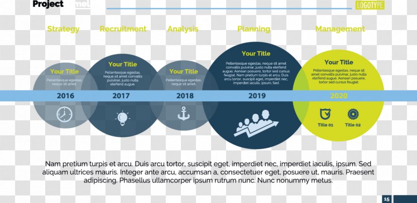 Timeline - Brand - Horizontal Circle Transparent PNG