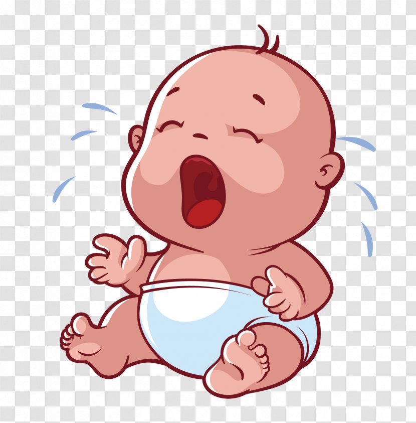 Infant Cartoon Crying - Frame - Baby Transparent PNG