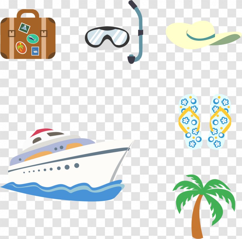 Travel Vacation Illustration - Holiday - Cruise Island Winter Tourism Transparent PNG