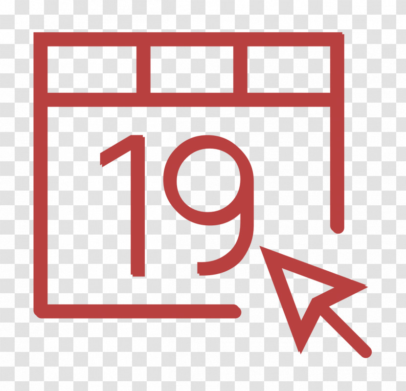 Calendar Icon Interaction Set Icon Transparent PNG